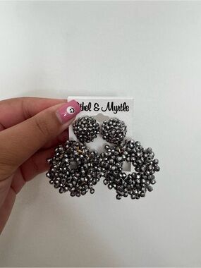 Beaded Statement Earrings